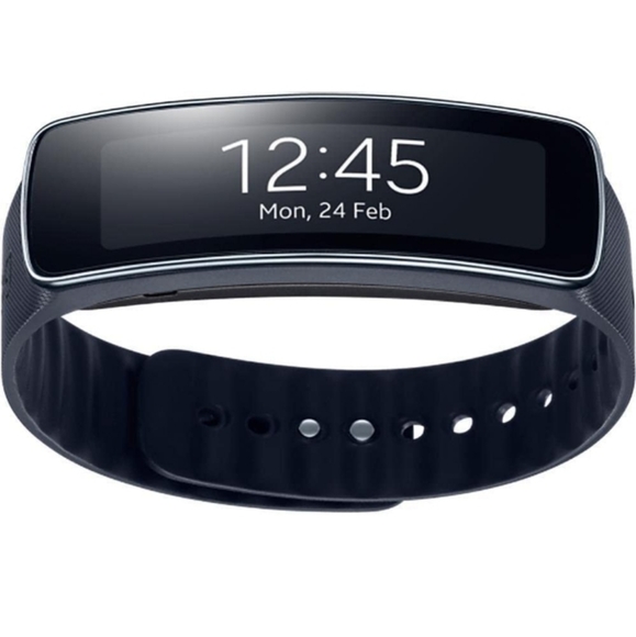 Samsung Galaxy Gear Fit SM-R350 Smartwatch Fitness Tracker Black - Picture 3 of 4